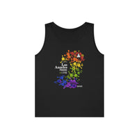 Thumbnail for Two Spirit Flag Los Angeles Pride Heavy Cotton Tank Top Unisex Size - My Rainbow Is In My DNA Printify