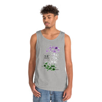 Thumbnail for Genderqueer Flag San Francisco Pride Heavy Cotton Tank Top Unisex Size - My Rainbow Is In My DNA Printify