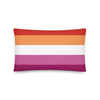 Thumbnail for Lesbian Flag LGBTQ Pillow SHAVA CO