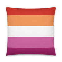 Thumbnail for Lesbian Flag LGBTQ Pillow SHAVA CO