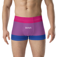 Thumbnail for Bisexual Flag  LGBTQ Boxer for Her/Him or They/Them SHAVA CO