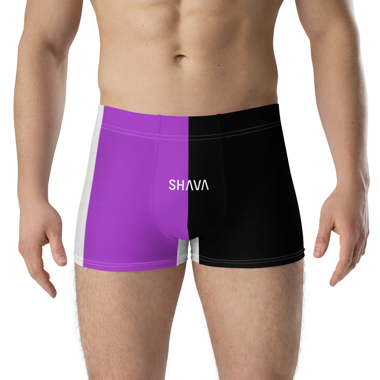 Asexual Flag LGBTQ Boxer for Her/Him or They/Them SHAVA CO