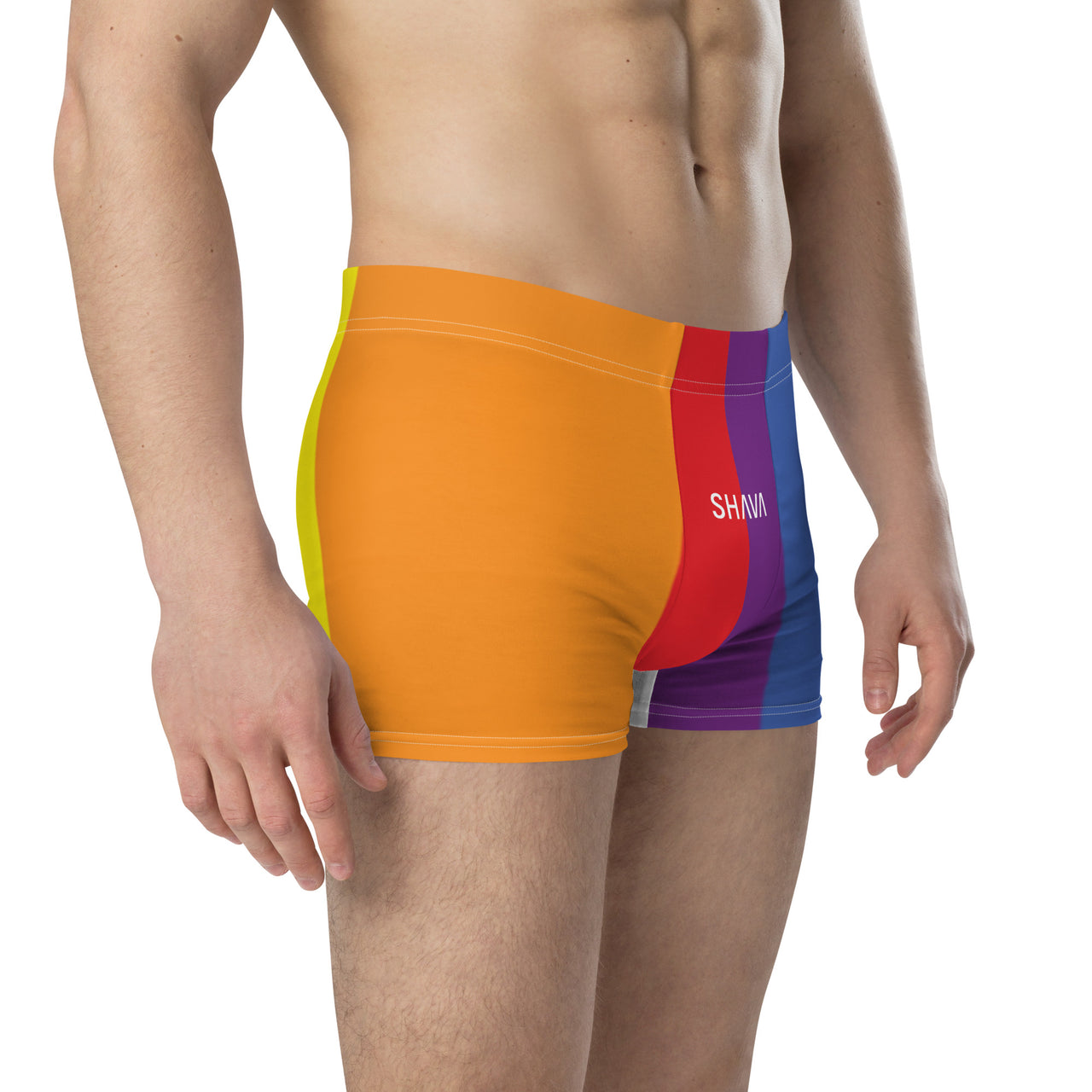 Rainbow  Pride Flag  LGBTQ Boxer for Her/Him or They/Them SHAVA CO