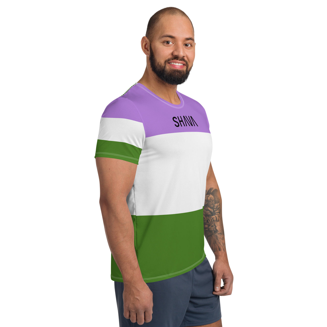 Gender Queer Flag LGBTQ T- Shirt Men's Size SHAVA CO
