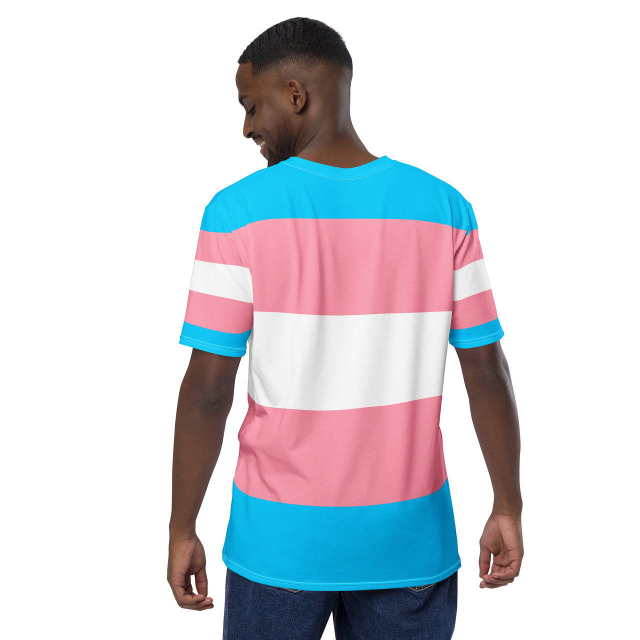 Transgender Flag LGBTQ T- Shirt Men's Size SHAVA
