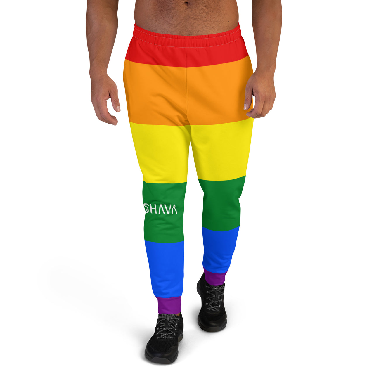 Pride Flag LGBTQ Joggers Men’s Size SHAVA CO