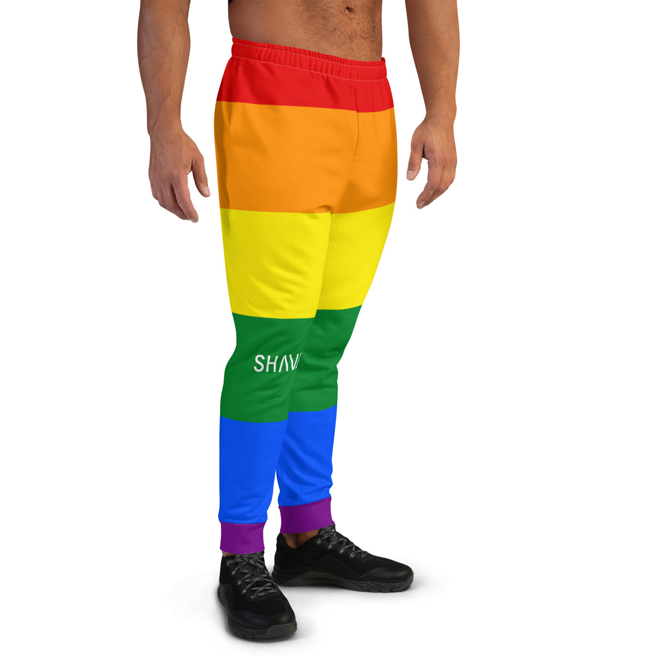 Pride Flag LGBTQ Joggers Men’s Size SHAVA CO