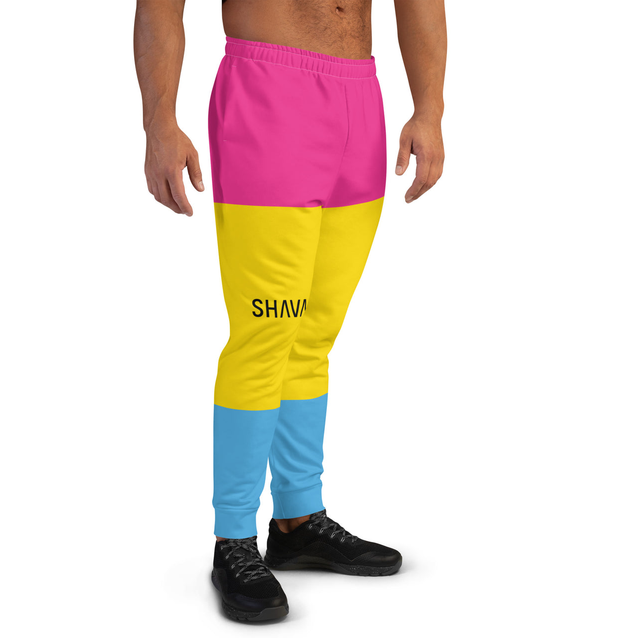 Pansexual Flag LGBTQ Joggers Men’s Size SHAVA CO