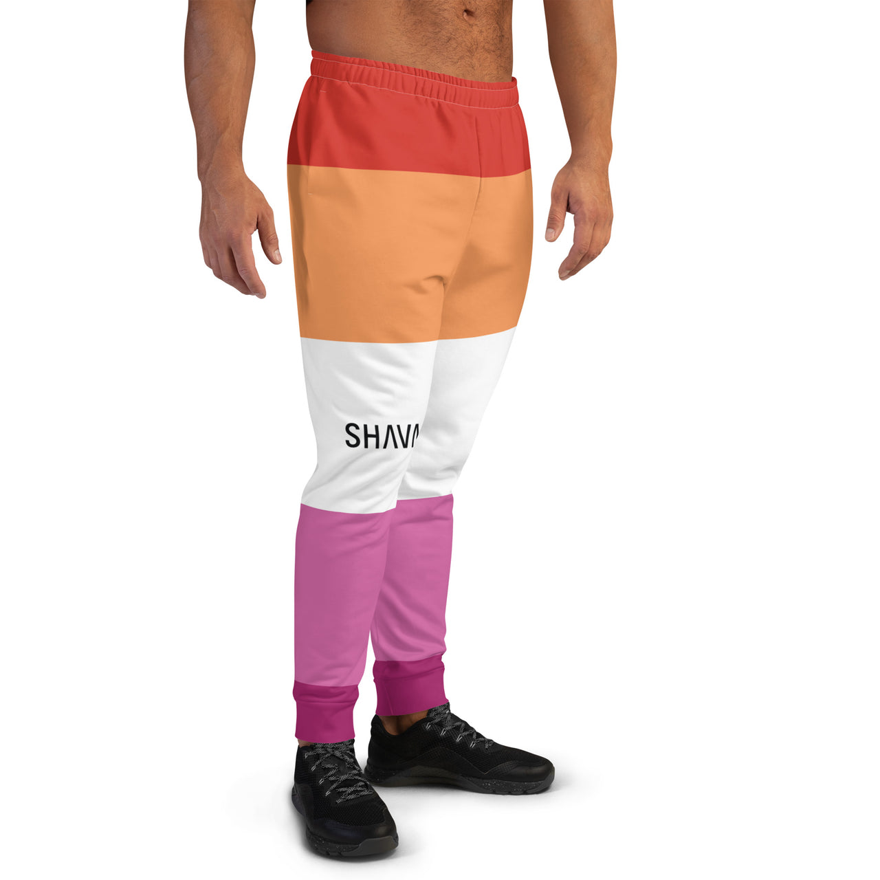 Lesbian Flag LGBTQ Joggers Men’s Size SHAVA CO
