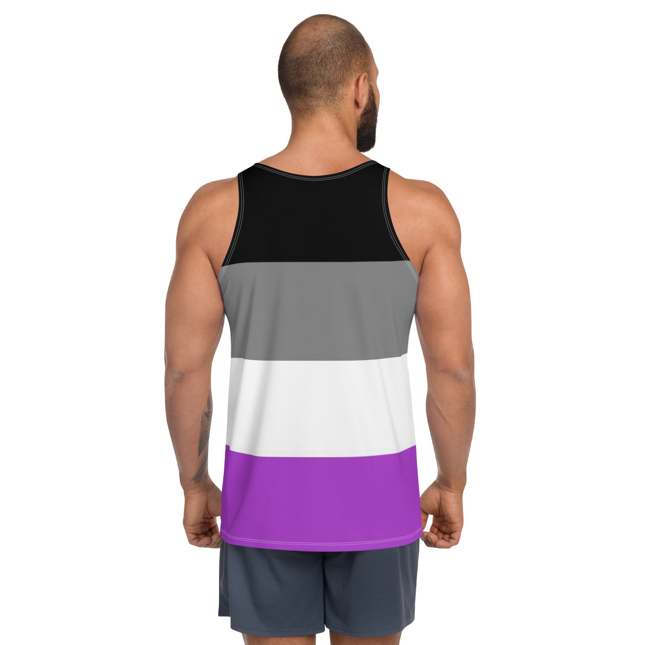 Asexual Flag LGBTQ Tank Top Unisex Size SHAVA CO