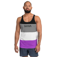 Thumbnail for Asexual Flag LGBTQ Tank Top Unisex Size SHAVA CO