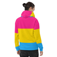 Thumbnail for Pansexual Flag LGBTQ Hoodie Unisex Size SHAVA CO