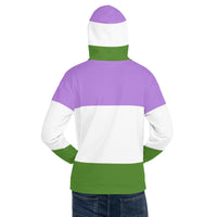 Thumbnail for Gender Queer Flag LGBTQ Hoodie Unisex Size SHAVA CO