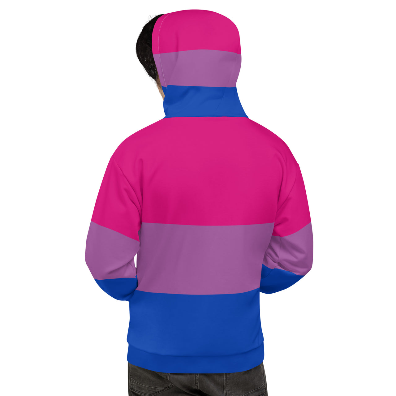 Bisexual Flag LGBTQ Hoodie Unisex Size SHAVA CO