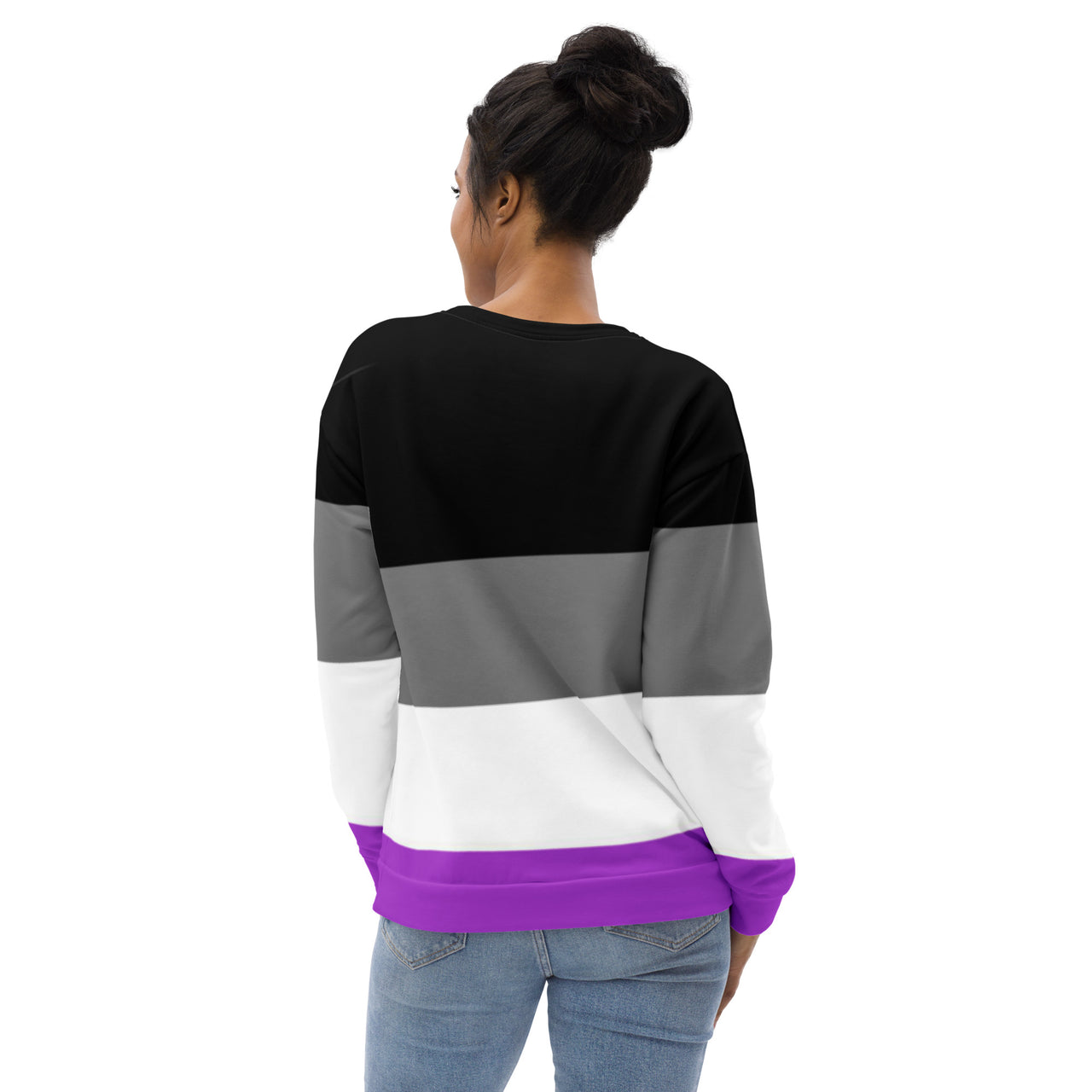 Asexual Flag LGBTQ Sweatshirt Unisex Size SHAVA CO