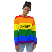 Thumbnail for Rainbow Pride Flag LGBTQ Sweatshirt Unisex Size SHAVA CO