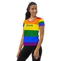 Thumbnail for Rainbow  Pride Flag LGBTQ T-Shirt Women’s Size SHAVA CO