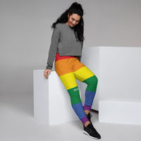 Thumbnail for Pride Flag LGBTQ Joggers Women’s Size SHAVA CO