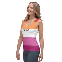 Thumbnail for Lesbian Flag LGBTQ Sublimation Cut & Sew Women’s Tank Top SHAVA CO