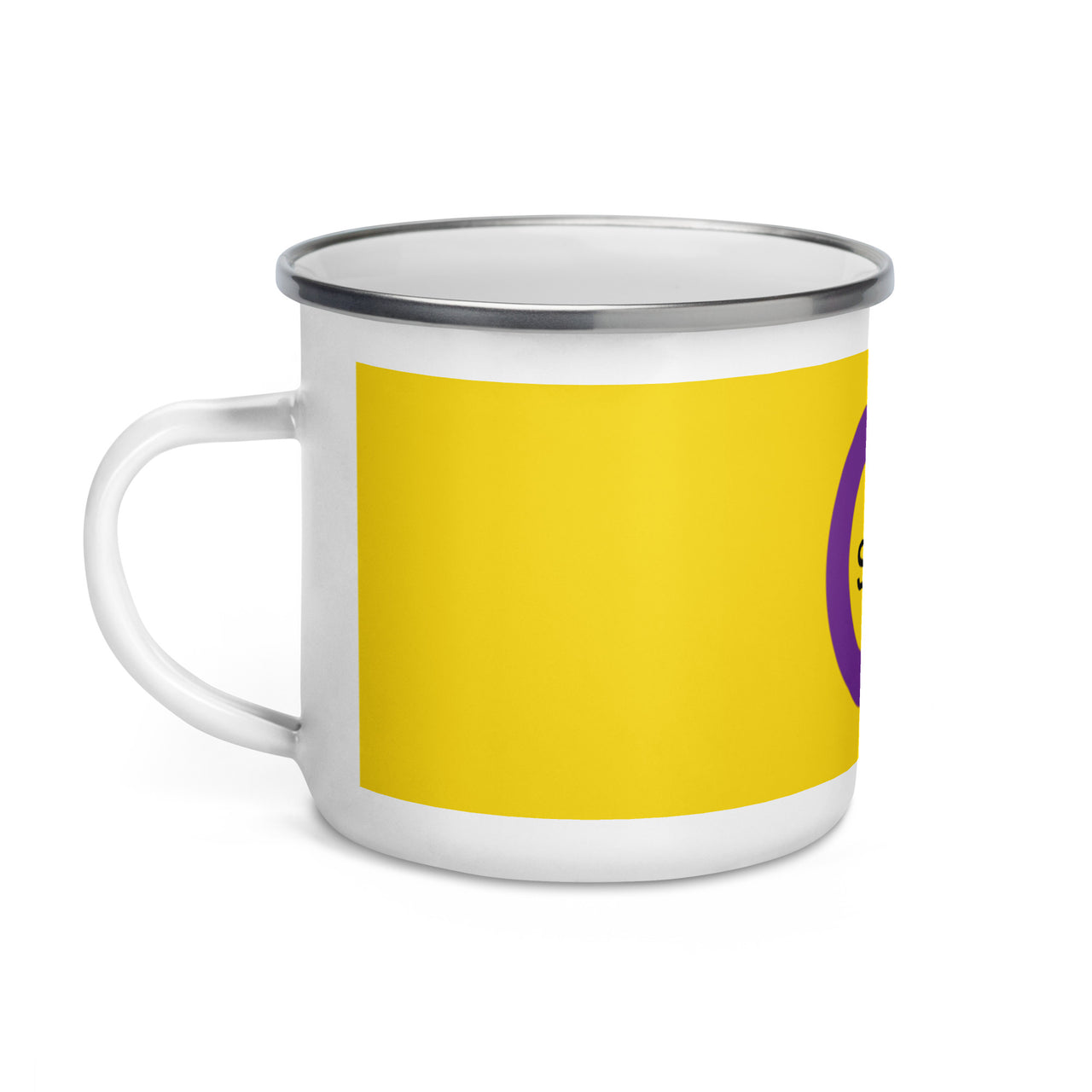 Intersexual Flag LGBTQ Enamel Coffee Mug SHAVA CO