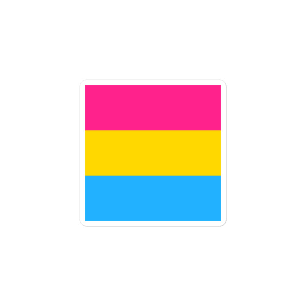 Pansexual Flag LGBTQ Sticker SHAVA CO
