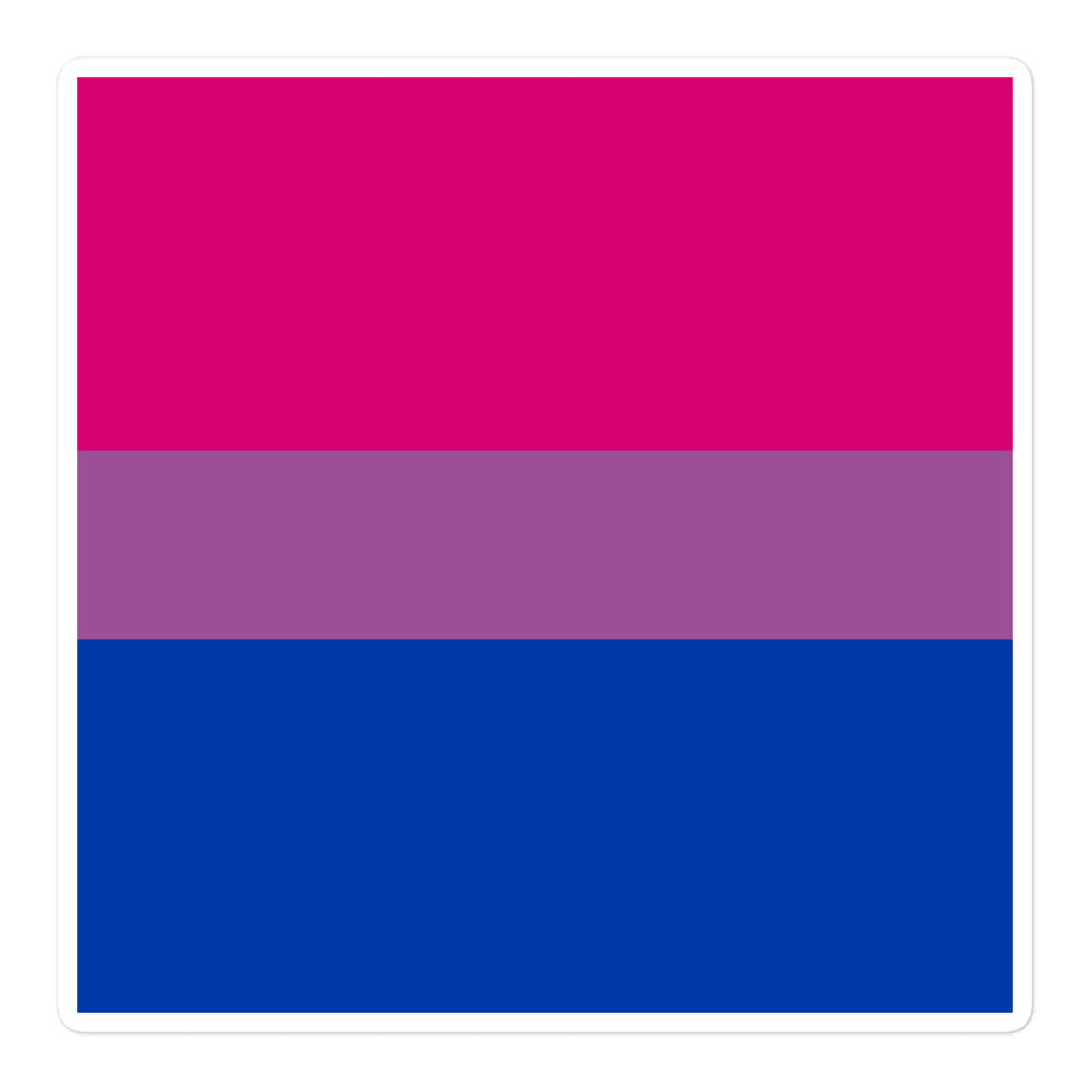 Bisexual Flag LGBTQ Sticker SHAVA CO