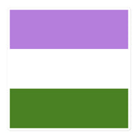 Thumbnail for Genderqueer Flag LGBTQ Sticker SHAVA CO