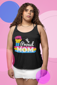 Thumbnail for Pansexual Pride Flag Mother's Day Ideal Racerback Tank - Proud Mom SHAVA CO