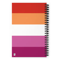 Thumbnail for Lesbian Flag LGBTQ Spiral Notebook SHAVA CO