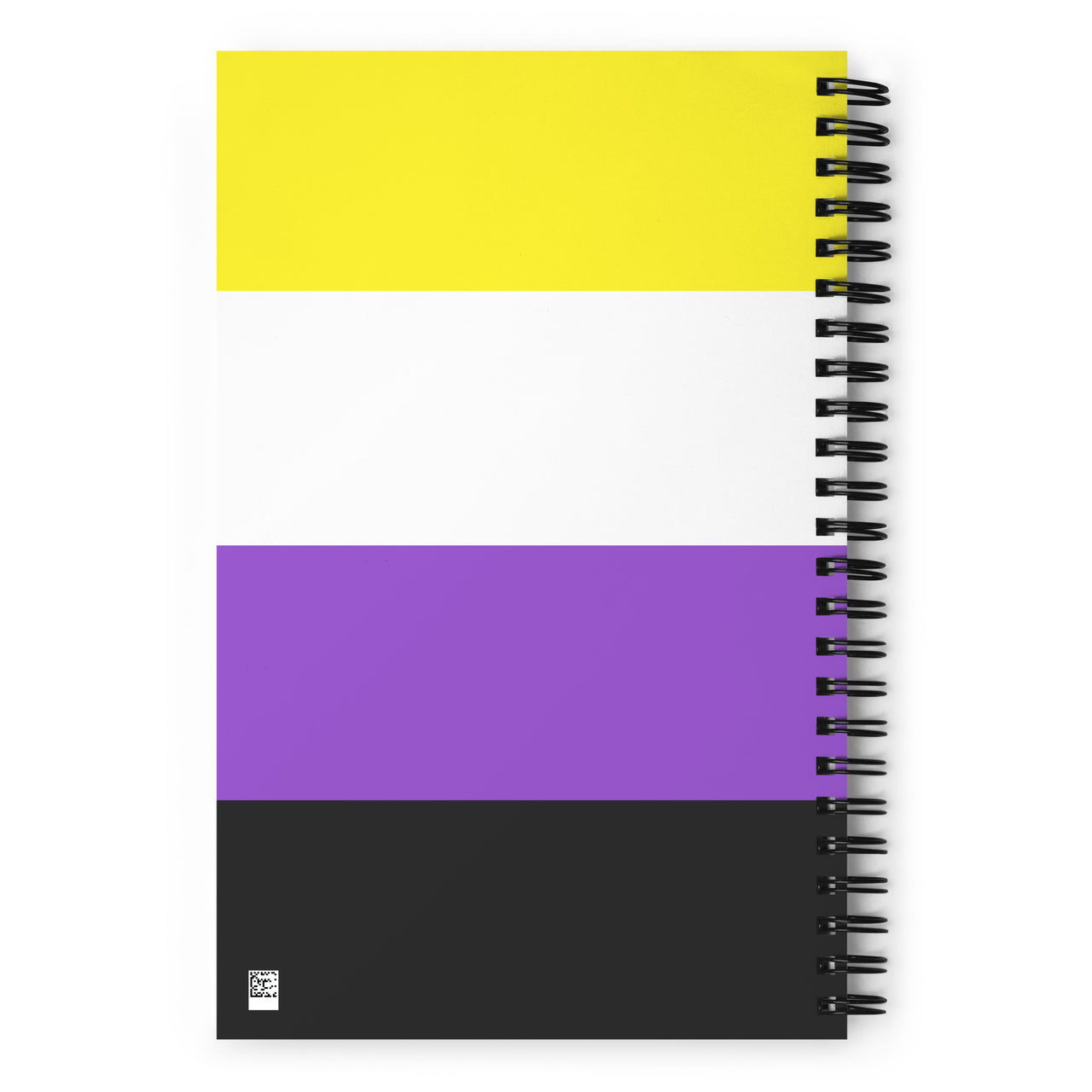 Non Binary Flag LGBTQ Spiral Notebook SHAVA CO