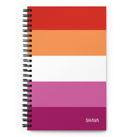 Thumbnail for Lesbian Flag LGBTQ Spiral Notebook SHAVA CO