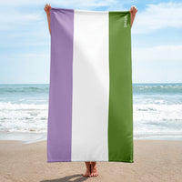 Thumbnail for Gender Queer Flag LGBTQ Towel SHAVA CO