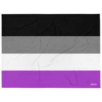 Thumbnail for Asexual Flag LGBTQ Blanket SHAVA CO