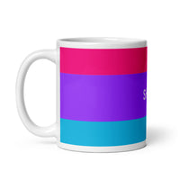 Thumbnail for Androgyne Flag LGBTQ White Glossy 15oz Coffee Mug SHAVA CO