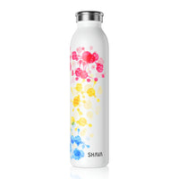 Thumbnail for Pansexual Flag Slim Water Bottle D.C. Pride - My Rainbow is In My DNA SHAVA CO