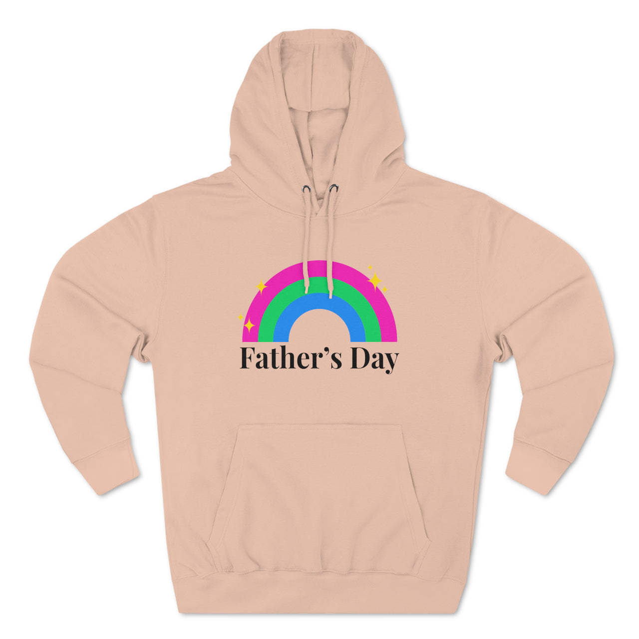 Polysexual Pride Flag Unisex Premium Pullover Hoodie - Father's Day Printify