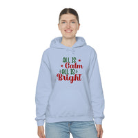 Thumbnail for Merry Christmas Hoodie Unisex Custom Hoodie , Hooded Sweatshirt , All Is Calm All Is Bright Printify