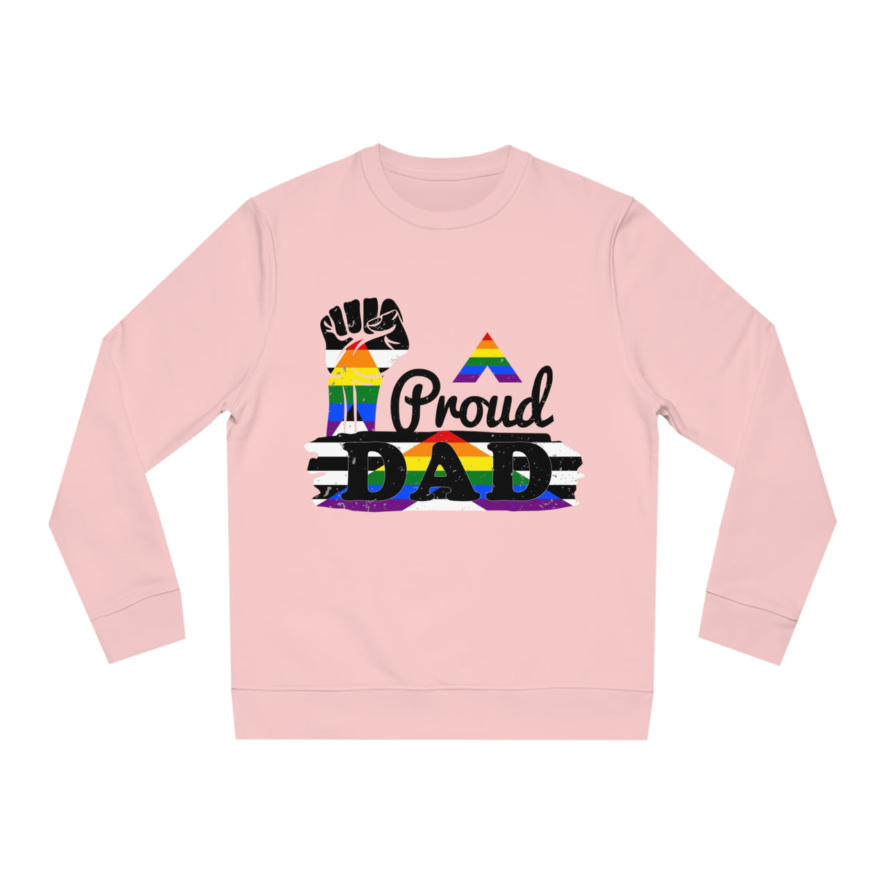 Straight Ally Pride Flag Sweatshirt Unisex Size - Proud Dad Printify