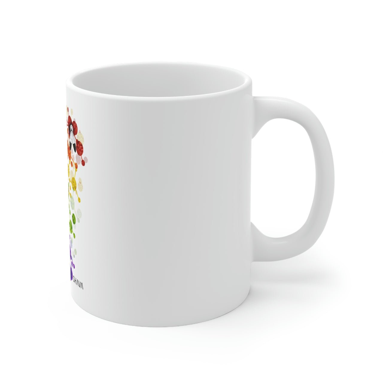 Two Spirit Ceramic Mug Ohio Pride - My Rainbow Is In My DNA SHAVA CO