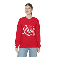 Thumbnail for Affirmation Feminist Pro Choice Sweatshirt Unisex  Size – I am Loved Printify