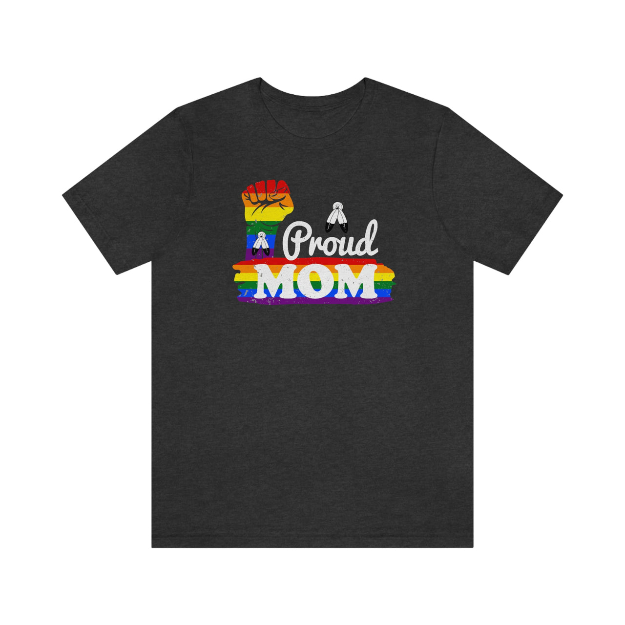Two Spirit Pride Flag Mother's Day Unisex Short Sleeve Tee - Proud Mom SHAVA CO