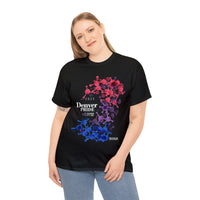 Thumbnail for SHAVA CO Bisexual Flag 2023 Pride, Denver Unisex Heavy Cotton Tee - My Rainbow Is In My DNA Printify
