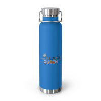 Thumbnail for Affirmation Feminist pro choice Copper Vacuum insulated bottle 22oz -  I am black queen centered Printify
