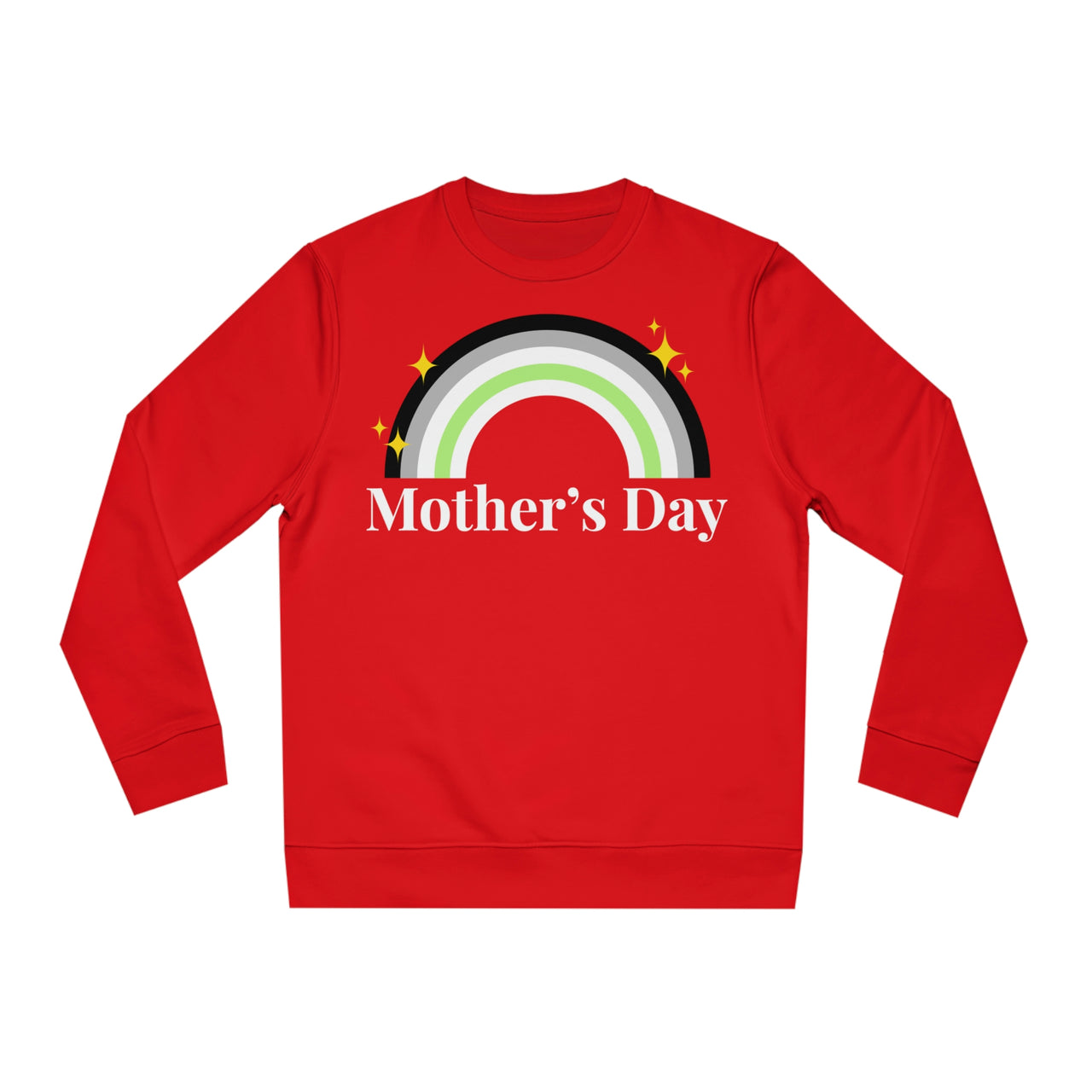 Agender Pride Flag Sweatshirt Unisex Size - Mother's Day Printify