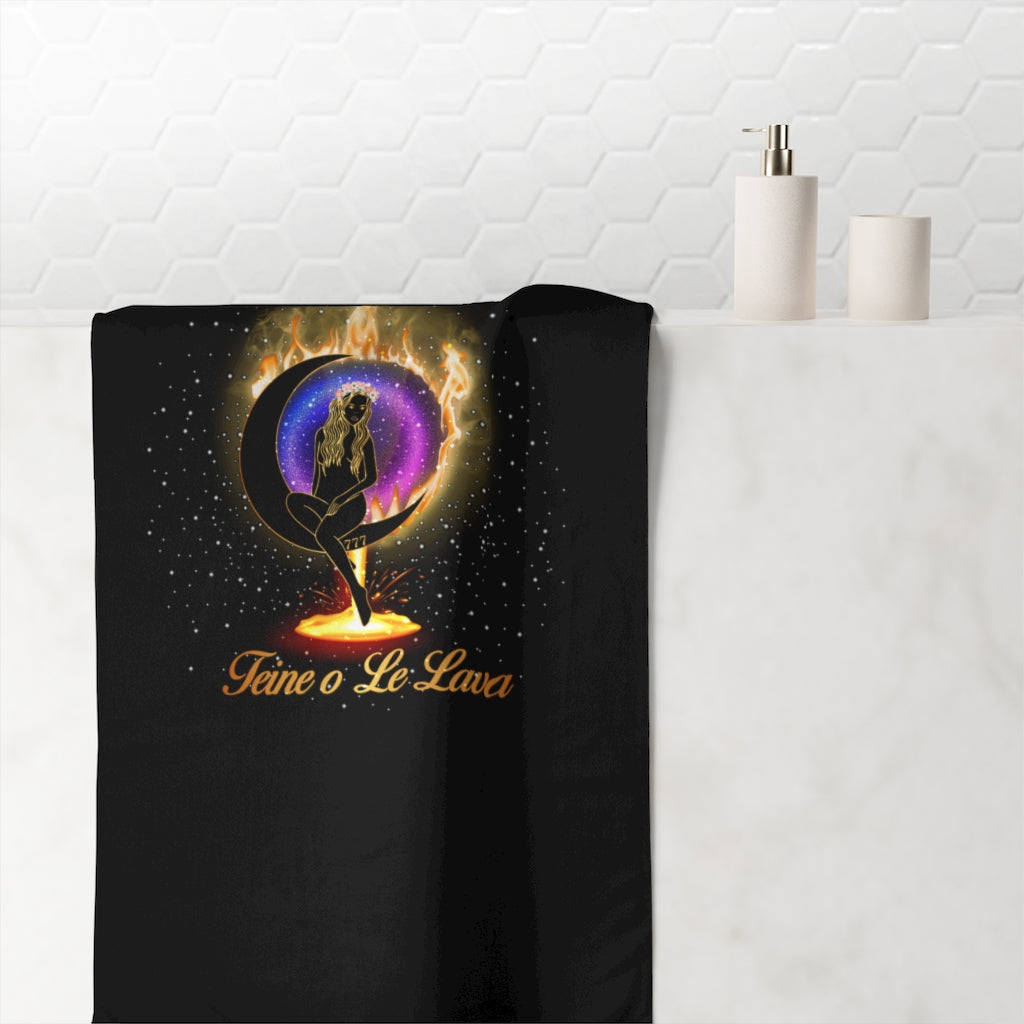 Yoga Spiritual Meditation Shower Premium Towel - Luck 777 Angel Number Printify