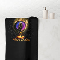 Thumbnail for Yoga Spiritual Meditation Shower Premium Towel - Luck 777 Angel Number Printify