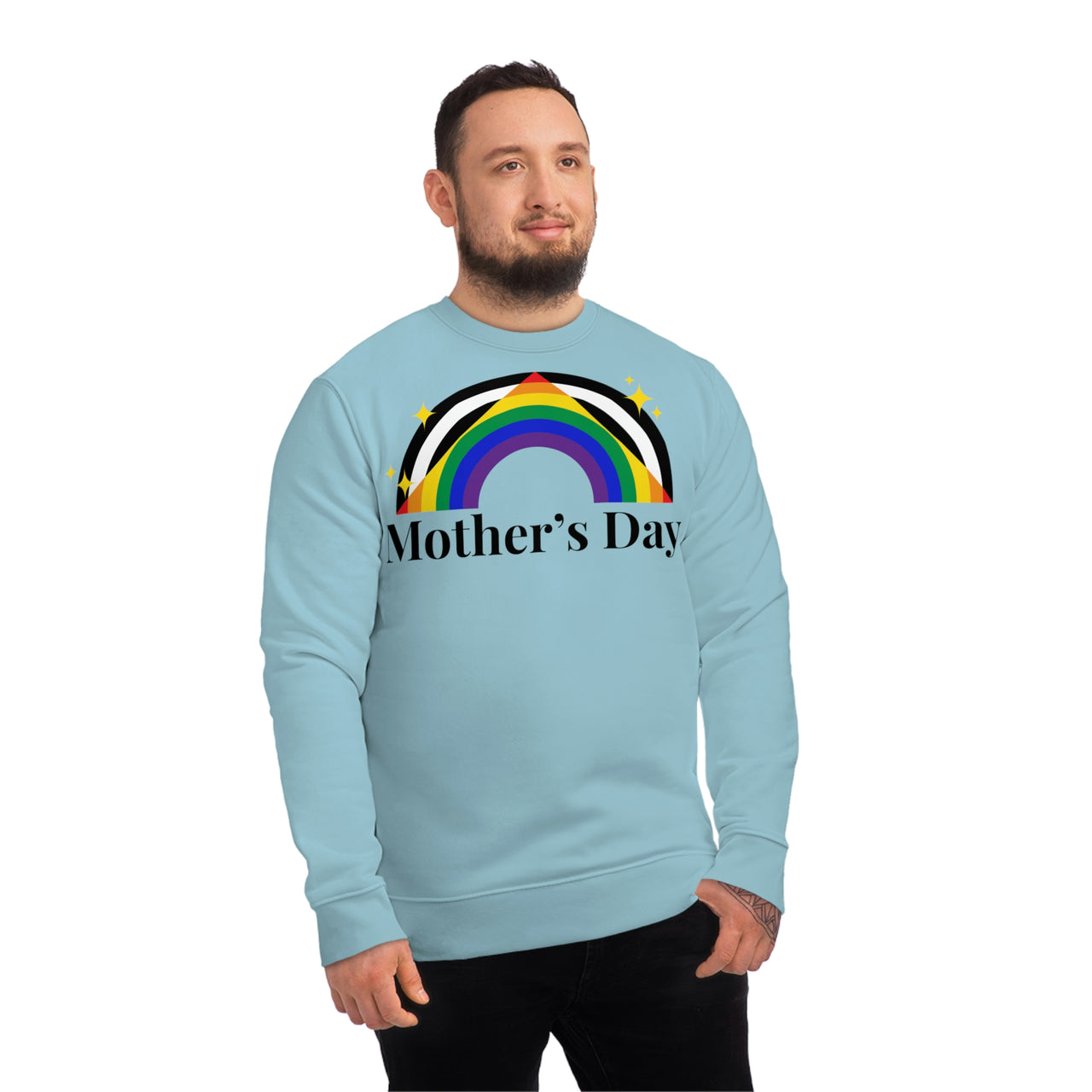 Straight Ally Pride Flag Sweatshirt Unisex Size - Mother's Day Printify