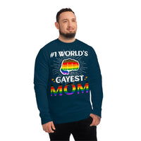 Thumbnail for Philadelphia Pride Flag Sweatshirt Unisex Size - #1 World's Gayest Mom Printify