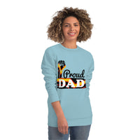 Thumbnail for Rubber Pride Flag Sweatshirt Unisex Size - Proud Dad Printify