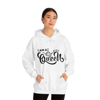 Thumbnail for Affirmation Feminist Pro Choice Unisex Hoodie –  I Am a Black Queen Printify